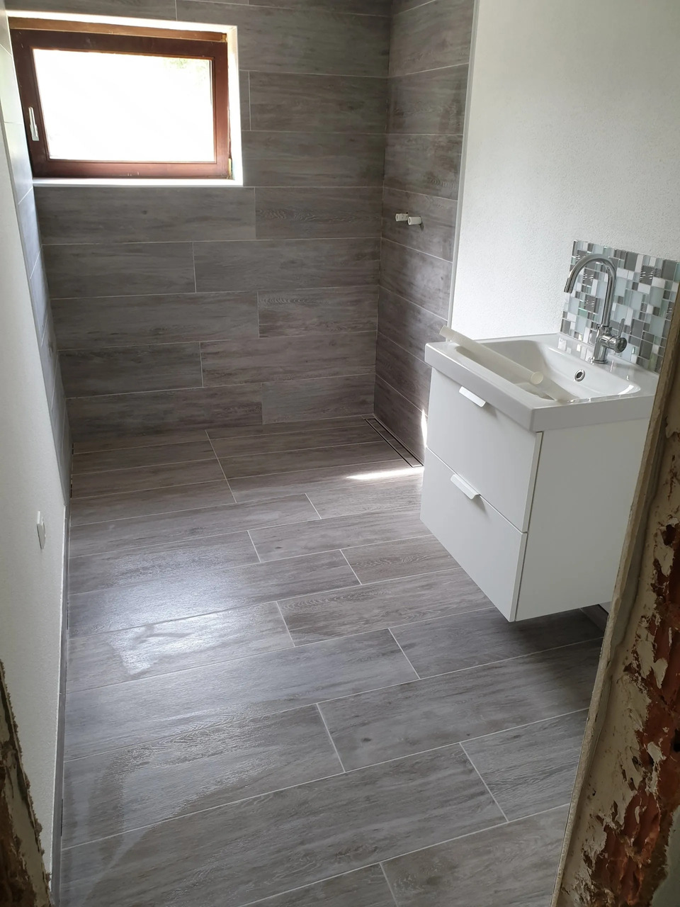 Renovierung des Badezimmers